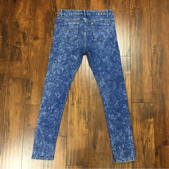 CITY INK Women’s Jeans Straight Leg Stonewashed Blue Denim Size 15 Juniors - Picture 10 of 12